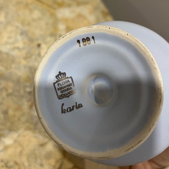 GOUDA Holland Ceramic Vase 6” Tall - Picture 4 of 4